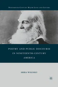 Poetry and Public Discourse in Nineteenth-Century America_cover