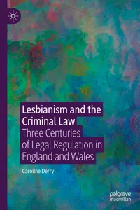 Lesbianism and the Criminal Law_cover