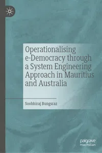 Operationalising e-Democracy through a System Engineering Approach in Mauritius and Australia_cover