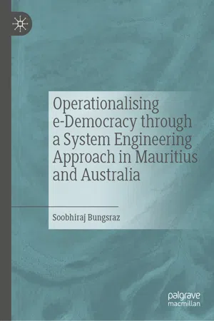 Operationalising e-Democracy through a System Engineering Approach in Mauritius and Australia