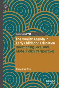 The Quality Agenda in Early Childhood Education_cover