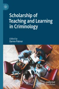 Scholarship of Teaching and Learning in Criminology_cover