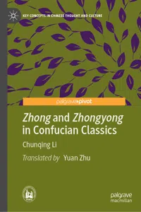 Zhong and Zhongyong in Confucian Classics_cover