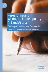 Researching and Writing on Contemporary Art and Artists_cover