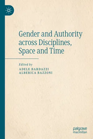 Gender and Authority across Disciplines, Space and Time