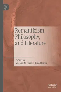 Romanticism, Philosophy, and Literature_cover