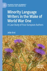 Minority Language Writers in the Wake of World War One_cover