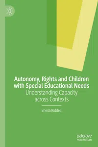 Autonomy, Rights and Children with Special Educational Needs_cover