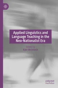 Applied Linguistics and Language Teaching in the Neo-Nationalist Era_cover