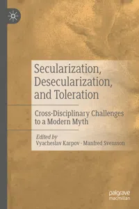 Secularization, Desecularization, and Toleration_cover