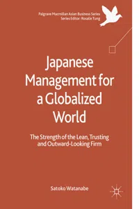 Japanese Management for a Globalized World_cover