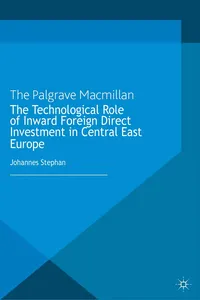 The Technological Role of Inward Foreign Direct Investment in Central East Europe_cover