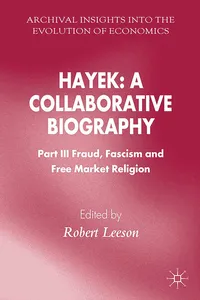 Hayek: A Collaborative Biography_cover