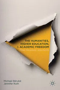 The Humanities, Higher Education, and Academic Freedom_cover