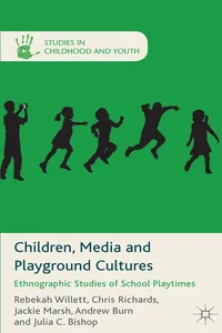 Children, Media and Playground Cultures_cover