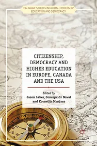 Citizenship, Democracy and Higher Education in Europe, Canada and the USA_cover