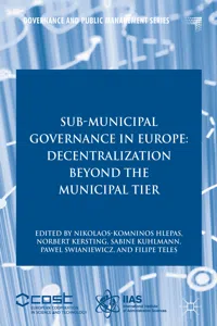 Sub-Municipal Governance in Europe_cover