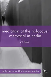 Mediation at the Holocaust Memorial in Berlin_cover