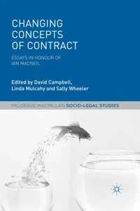 Changing Concepts of Contract_cover