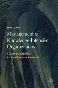 Management of Knowledge-Intensive Organizations_cover