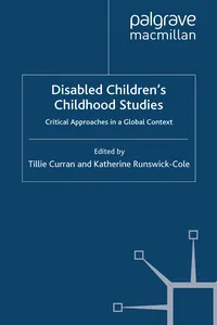 Disabled Children's Childhood Studies_cover