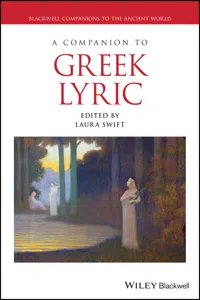 A Companion to Greek Lyric_cover