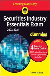 Securities Industry Essentials Exam 2023-2024 For Dummies with Online Practice_cover