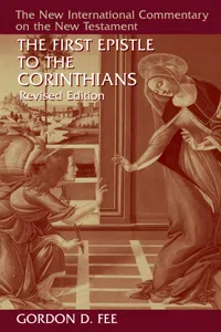 The First Epistle to the Corinthians, Revised Edition_cover