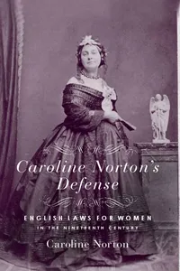Caroline Norton's Defense_cover