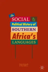 The Social and Political History of Southern Africa's Languages_cover