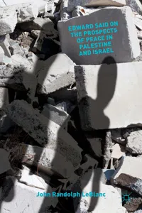 Edward Said on the Prospects of Peace in Palestine and Israel_cover