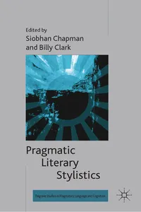 Pragmatic Literary Stylistics_cover