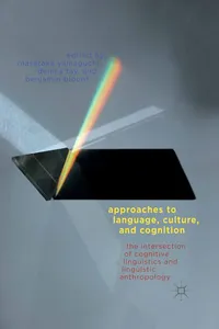 Approaches to Language, Culture, and Cognition_cover