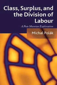 Class, Surplus, and the Division of Labour_cover