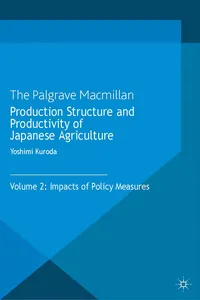 Production Structure and Productivity of Japanese Agriculture_cover