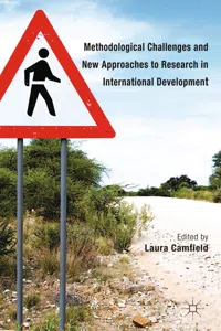 Methodological Challenges and New Approaches to Research in International Development_cover
