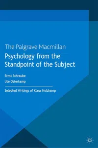 Psychology from the Standpoint of the Subject_cover