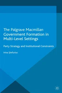 Government formation in Multi-Level Settings_cover