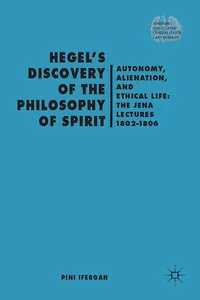 Hegel's Discovery of the Philosophy of Spirit_cover