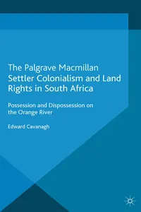 Settler Colonialism and Land Rights in South Africa_cover