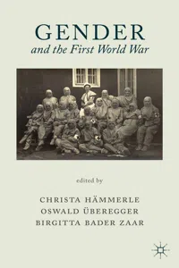 Gender and the First World War_cover