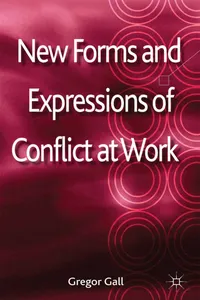 New Forms and Expressions of Conflict at Work_cover