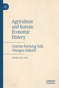 Agriculture and Korean Economic History_cover