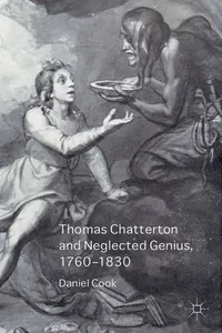 Thomas Chatterton and Neglected Genius, 1760-1830_cover