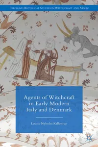 Agents of Witchcraft in Early Modern Italy and Denmark_cover