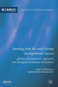 Learning from the South Korean Developmental Success_cover