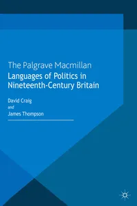 Languages of Politics in Nineteenth-Century Britain_cover