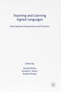 Teaching and Learning Signed Languages_cover