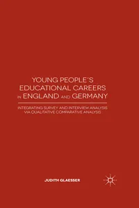 Young People's Educational Careers in England and Germany_cover