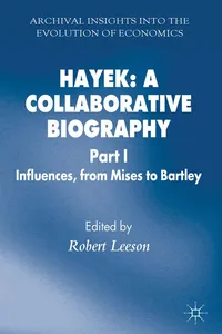 Hayek: A Collaborative Biography_cover